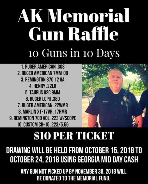 AK Memorial Gun Raffle